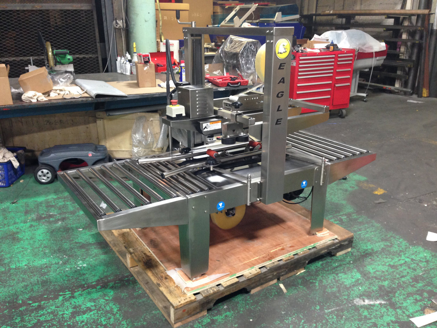 Eagle T210-SS Uniform/Stainless Steel Carton Sealer