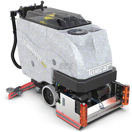 TOMCAT Carbon V2.0 Premium Walk-Behind Scrubber - 25" Cylindrical, 210 AH Wet