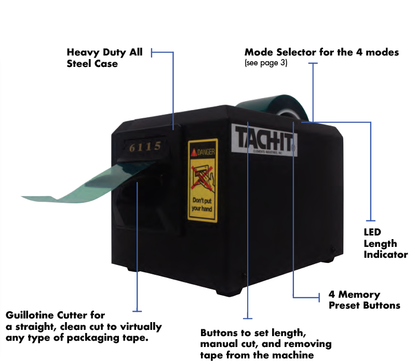 Heavy Duty Definite-Length Tape Dispenser Model 6115