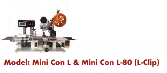 Automated Labeling Solutions Model: Mini Con L & Mini Con L-80 (L-Clip)